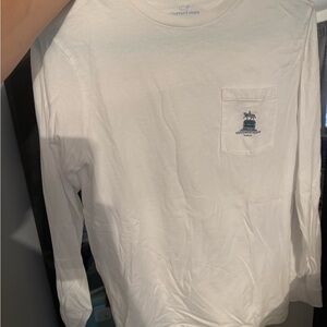 Vineyard Vines Classic White Long Sleeve Tee